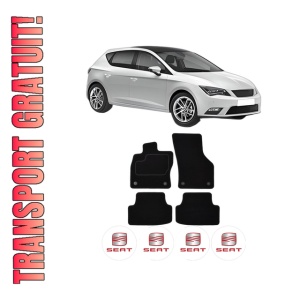 Set Covorase Presuri SEAT LEON (5F1) din 2012-2020, Auto, Material Textil Mocheta, SEAT