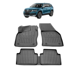 Set covorase presuri SKODA KODIAQ din 2016-2024, auto, din cauciuc thermoplastic - Img 2