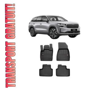 Set covorase presuri SKODA KODIAQ II (PS7) din 2024-2025, auto, din cauciuc thermoplastic, SKODA