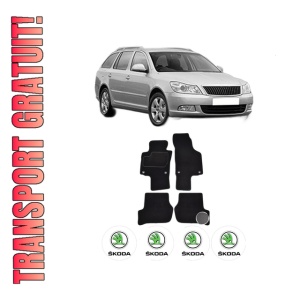Set Covorase Presuri SKODA Octavia II Combi (1Z5) din 2004-2013, Auto, Material Textil Mocheta, SKODA