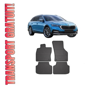 Set covorase presuri SKODA Octavia IV (NX3, NN3, PV3) din 2020-2024, auto, din cauciuc thermoplastic, SKODA