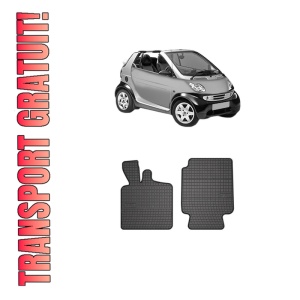 Set covorase presuri SMART FORTWO Cabrio (450) din 2004-2007, auto, din cauciuc thermoplastic, SMART