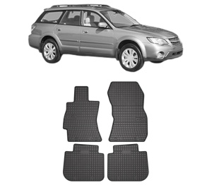 Set covorase presuri SUBARU OUTBACK (BL, BP) din 2003-2009, auto, din cauciuc thermoplastic, SUBARU - Img 2