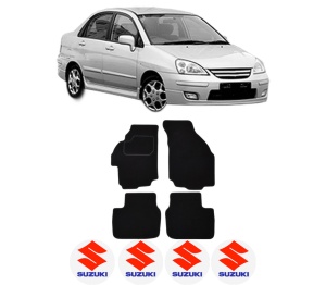 Set Covorase Presuri SUZUKI LIANA (ER, RH_) din 2002-2007, Auto, Material Textil Mocheta, SUZUKI - Img 2