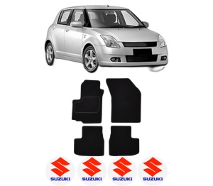 Set Covorase Presuri SUZUKI SWIFT III (MZ, EZ) din 2005-2015, Auto, Material Textil Mocheta, SUZUKI - Img 2