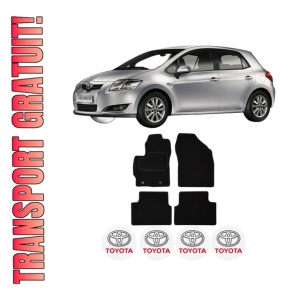 Set Covorase Presuri TOYOTA AURIS (_E15_) din 2006-2012, Auto, Material Textil Mocheta, TOYOTA