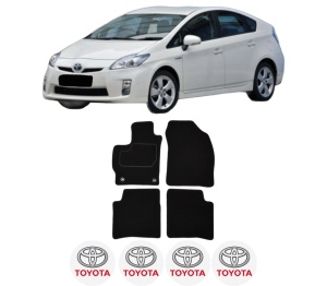 Set Covorase Presuri TOYOTA PRIUS (_W3_) din 2009-2015, Auto, Material Textil Mocheta, TOYOTA - Img 2