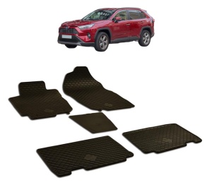 Set covorase presuri TOYOTA RAV 4 din 2013-2018, auto, din cauciuc thermoplastic - Img 2