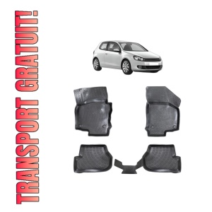 Set covorase presuri Volkswagen GOLF 6 din 2008-2012, auto, din cauciuc thermoplastic - Img 8