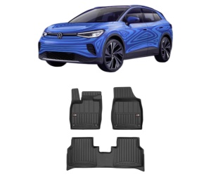 Set covorase presuri Volkswagen ID.4 (E21) din 2020-2022, auto, din cauciuc thermoplastic, Volkswagen - Img 2