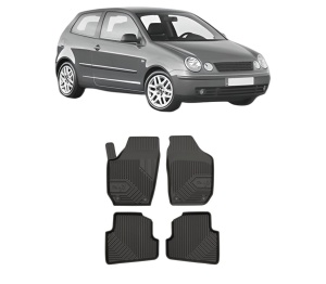 Set covorase presuri Volkswagen POLO IV (9N_, 9A_) din 2001-2009, auto, din cauciuc thermoplastic, Volkswagen - Img 2