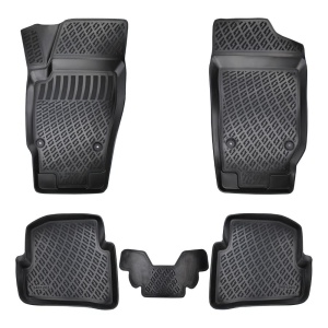 Set covorase presuri Volkswagen POLO V 6R/6C/61 din 2009-2017, auto, din cauciuc thermoplastic - Img 4