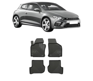 Set covorase presuri Volkswagen SCIROCCO III (137, 138) din 2008-2017, auto, din cauciuc thermoplastic, Volkswagen - Img 2