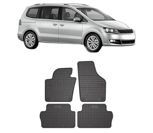 Set covorase presuri Volkswagen SHARAN (7N1, 7N2) din 2010-2022, auto, din cauciuc thermoplastic, Volkswagen - Img 2