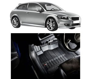 Set covorase presuri VOLVO C30 (533) din 2006-2012, auto, din cauciuc thermoplastic, VOLVO - Img 2