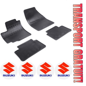 Set covorase Suzuki Alto Hatchback 03.2009 - 2015 si 4 stickere rotunde Suzuki