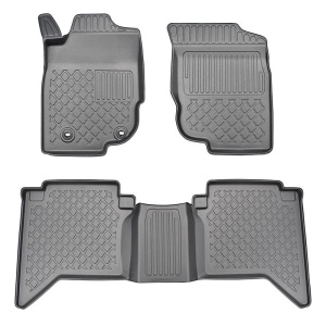 Set covorase TOYOTA HILUX, din 2006 - 08.2016, covorase tavita, caroserie PICK-UP CABINA DUBLA, compatibile cu autoturismul TOYOTA HILUX, ARISTAR - Img 3