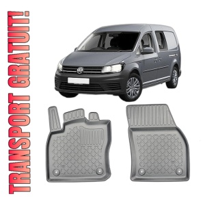 Set covorase VOLKSWAGEN CADDY, din 11.2020 - Prezent, covorase tavita, caroserie VAN 5-7 LOCURI, covorase fata, compatibile cu autoturismul VOLKSWAGEN CADDY, ARISTAR