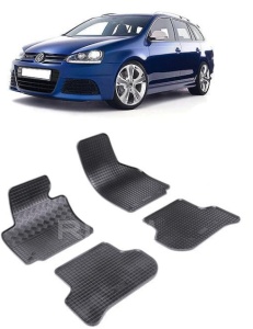 Set covorase Volkswagen Golf V Plus 2007 - 2009 si 4 stickere rotunde Volkswagen accesorii pentru autoturismul tau - masina v4302