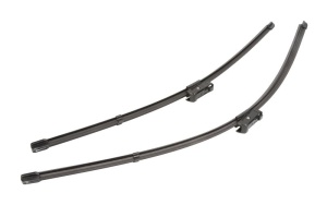Set stergatoare AUDI A7 Sportback (4GA, 4GF) din 2010-2018, pentru parbriz auto, 2 bucati, Valeo Silencio Xtrm, din cauciuc siliconat rezistent, 4 Stickere Auto AUDI v38522