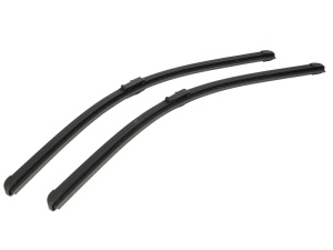 Set stergatoare AUDI TT Roadster (8N9) din 1999-2006, pentru parbriz auto, 2 bucati, Bosch Aerotwin, din cauciuc siliconat rezistent, 4 Stickere Auto AUDI v43750