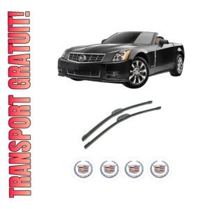 Set stergatoare auto CADILLAC XLR din 2004-2009, pentru parbriz auto, 2 bucati, Bosch Aerotwin Retrofit, din cauciuc siliconat rezistent, 4 Stickere Auto CADILLAC