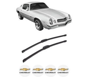 Set stergatoare auto CHEVROLET CAMARO din 2009-2016, pentru parbriz auto, 2 bucati, Bosch Aerotwin Retrofit, din cauciuc siliconat rezistent, 4 Stickere Auto CHEVROLET - Img 2