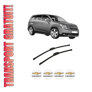 Set stergatoare auto CHEVROLET ORLANDO (J309) din 2011-2015, pentru parbriz auto, 2 bucati, Bosch Aerotwin Retrofit, din cauciuc siliconat rezistent, 4 Stickere Auto CHEVROLET