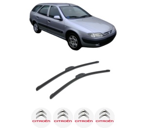 Set stergatoare auto CITROEN XSARA Estate Van din 1999-2005, pentru parbriz auto, 2 bucati, Bosch Aerotwin Retrofit, din cauciuc siliconat rezistent, 4 Stickere Auto CITROEN - Img 2