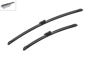 Set stergatoare auto Dacia LOGAN III (3K_) din 2021, pentru parbriz auto, 2 bucati, Bosch Aerotwin, din cauciuc siliconat rezistent, 4 Stickere Auto Dacia - Img 3