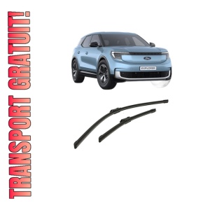 Set stergatoare auto FORD EXPLORER (CX740) din 2024, pentru parbriz auto, 2 bucati, Bosch Aerotwin, din cauciuc siliconat rezistent, 4 Stickere Auto FORD