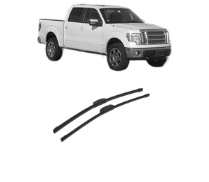 Set stergatoare auto FORD F-150 din 2007, pentru parbriz auto, 2 bucati, Bosch Aerotwin Retrofit, din cauciuc siliconat rezistent, 4 Stickere Auto FORD - Img 2