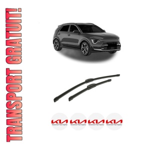 Set stergatoare auto KIA NIRO II (SG2) din 2022, pentru parbriz auto, 2 bucati, Bosch Aerotwin Retrofit, din cauciuc siliconat rezistent, 4 Stickere Auto KIA
