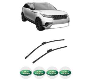 Set stergatoare auto LAND ROVER RANGE ROVER VELAR (L560) din 2017-2020, pentru parbriz auto, 2 bucati, Bosch Aerotwin Multi, din cauciuc siliconat rezistent, 4 Stickere Auto LAND ROVER - Img 2