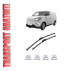 Set stergatoare auto MAXUS eDELIVER 3 Platform/Chassis din 2022, pentru parbriz auto, 2 bucati, Bosch Aerotwin Retrofit, din cauciuc siliconat rezistent, 4 Stickere Auto MAXUS