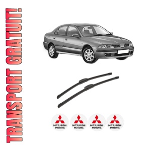 Set stergatoare auto MITSUBISHI CARISMA Saloon (DA_) din 1996-2006, pentru parbriz auto, 2 bucati, Bosch Aerotwin Retrofit, din cauciuc siliconat rezistent, 4 Stickere Auto MITSUBISHI