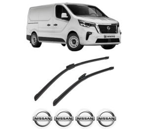 Set stergatoare auto NISSAN PRIMASTAR Van (X82) din 2021, pentru parbriz auto, 2 bucati, Bosch Aerotwin Multi, din cauciuc siliconat rezistent, 4 Stickere Auto NISSAN - Img 2