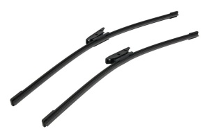 Set stergatoare auto RENAULT THALIA III (L8_) din 2013-2019, pentru parbriz auto, 2 bucati, Bosch Aerotwin, din cauciuc siliconat rezistent, 4 Stickere Auto RENAULT - Img 3