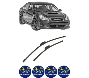 Set stergatoare auto SUBARU LEGACY V (BM) din 2009-2014, pentru parbriz auto, 2 bucati, Bosch Aerotwin Retrofit, din cauciuc siliconat rezistent, 4 Stickere Auto SUBARU - Img 2