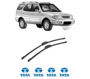 Set stergatoare auto TATA SAFARI (42_FD) din 1999-2006, pentru parbriz auto, 2 bucati, Bosch Aerotwin Retrofit, din cauciuc siliconat rezistent, 4 Stickere Auto TATA - Img 2