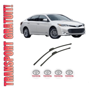 Set stergatoare auto TOYOTA AVALON Saloon (_X4_) din 2012-2018, pentru parbriz auto, 2 bucati, Bosch Aerotwin Retrofit, din cauciuc siliconat rezistent, 4 Stickere Auto TOYOTA