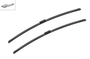 Set stergatoare auto Volkswagen ID.3 (E11, E12) din 2019-2024, pentru parbriz auto, 2 bucati, Bosch Aerotwin, din cauciuc siliconat rezistent, 4 Stickere Auto Volkswagen - Img 3