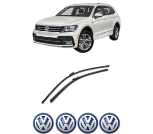 Set stergatoare auto Volkswagen TIGUAN (AD1, AX1) din 2016-2024, pentru parbriz auto, 2 bucati, Bosch Aerotwin, din cauciuc siliconat rezistent, 4 Stickere Auto Volkswagen - Img 2