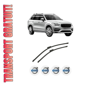 Set stergatoare auto VOLVO XC90 II (256) din 2014-2022, pentru parbriz auto, 2 bucati, Bosch Aerotwin, din cauciuc siliconat rezistent, 4 Stickere Auto VOLVO