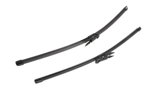 Set stergatoare BMW Seria 2 Convertible (F23) din 2014-2021, pentru parbriz auto, 2 bucati, Valeo Silencio Xtrm, din cauciuc siliconat rezistent, 4 Stickere Auto BMW Seria v37166