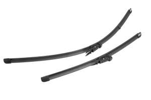 Set stergatoare BMW Seria 3 Convertible (E93) din 2006-2013, pentru parbriz auto, 2 bucati, Valeo Silencio Xtrm, din cauciuc siliconat rezistent, 4 Stickere Auto BMW Seria v38702