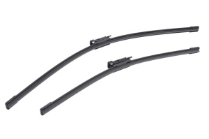 Set stergatoare BMW Seria 5 Touring (G61, G99) din 2024, pentru parbriz auto, 2 bucati, Bosch Aerotwin, din cauciuc siliconat rezistent, 4 Stickere Auto BMW Seria v48995