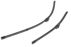 Set stergatoare BMW Seria 6 Convertible (F12) din 2010-2018, pentru parbriz auto, 2 bucati, Valeo Silencio, din cauciuc siliconat rezistent, 4 Stickere Auto BMW Seria v36194