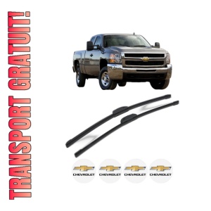 Set stergatoare CHEVROLET SILVERADO 2500 HD Extended Cab Pickup din 2008-2013, pentru parbriz auto, 2 bucati, Bosch Aerotwin Retrofit, din cauciuc siliconat rezistent, 4 Stickere Auto CHEVROLET
