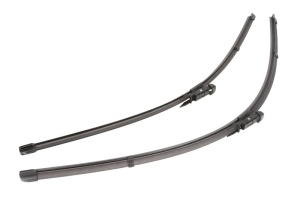 Set stergatoare CITROEN C4 I Saloon din 2006-2011, pentru parbriz auto, 2 bucati, Valeo Silencio Xtrm, din cauciuc siliconat rezistent, 4 Stickere Auto CITROEN v40358